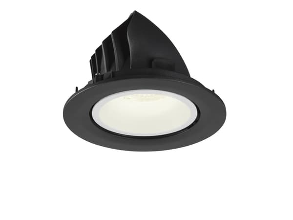 SLV Numinos Gimble L, Innsunket spotlight, 1 ampuller, 4000 K, 2450 lm, Sort