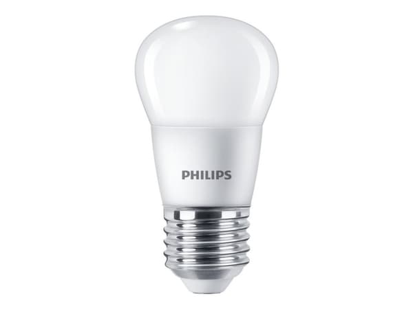 Philips CorePro - LED-glödlampa - form: P45 - glaserad finish - E27 - 2.8 W (motsvarande 25 W) - klass F - varmt vitt ljus - 2700 K