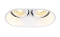 Miniatyrbild 1 av 3: SLV Horn, Nedtryckbar spotlight, GU10, 2 lampor, LED, 25 W, Vit