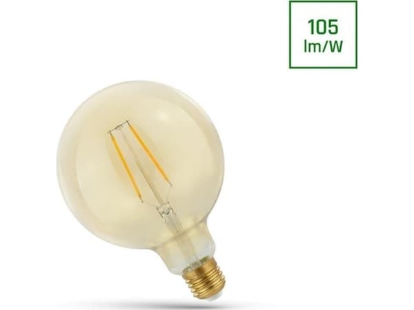 Spectrum LED LED GLOB G125 E-27 230V 2W COG WW RETROSHINE SPECTRUM unihimp