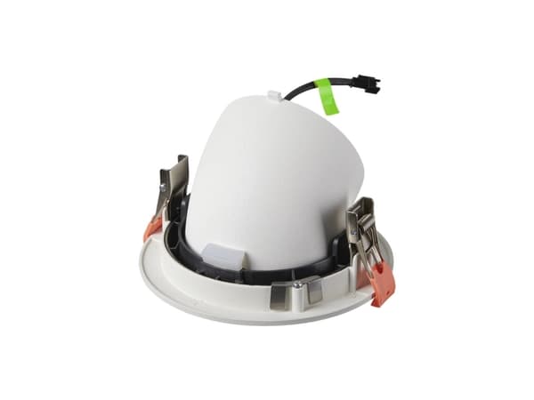 SLV Numinos Gimble L, Innsunket spotlight, 1 ampuller, 4000 K, 2350 lm, Sort, Hvit