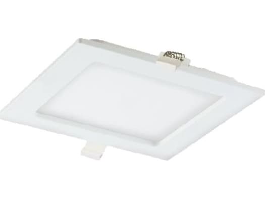 Orno AKMAN LED 9W downlight, infälld, kvadratisk, 480lm, 3000K, vit, inbyggd LED-strömförsörjning OR-OD-6054WLX3