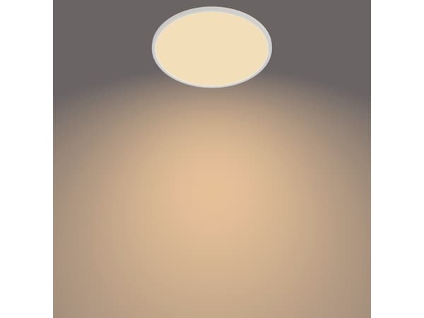 Philips Superslim CL550 - Vägg-/taklampa - LED - 22 W - 2700 K - rund - vit