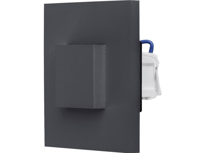 EVN LQ41802AD EVN LED-væglampe til indbygning LED (RGB) LED indbygget 1.8 W Antracit