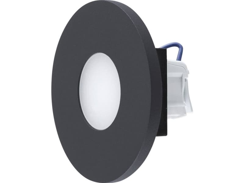 EVN LR01802A EVN LED-væglampe til indbygning LED (RGB) LED indbygget 1.8 W Antracit