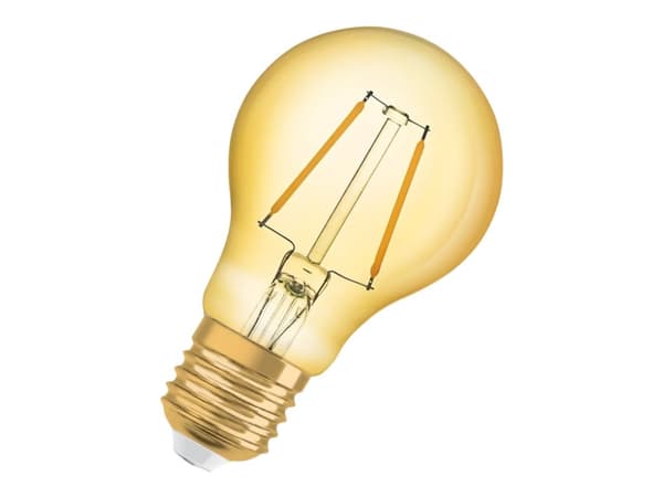 Osram Vintage 1906, 2,5 W, 22 W, E27, 220 lm, 15000 h, Miellyttävä lämmin valo