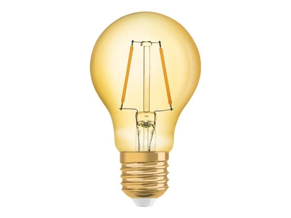 OSRAM Vintage 1906 CLAS A - LED-glödlampa med filament - form: A60 - klar finish - E27 - 2.5 W (motsvarande 22 W) - klass F - varmt vitt ljus - 2400