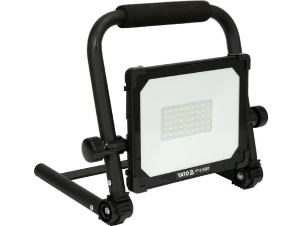 Yato YT-818381, 30 W, LED, 1 lamppu(a), IP65, Musta, Vapaasti seisova työvalo