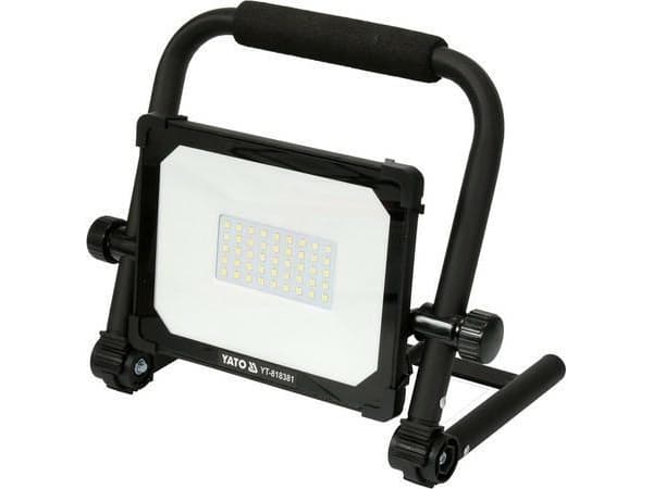 Yato YT-818381, 30 W, LED, 1 lamppu(a), IP65, Musta, Vapaasti seisova työvalo