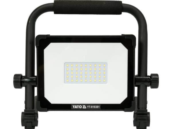 Yato YT-818381, 30 W, LED, 1 lamppu(a), IP65, Musta, Vapaasti seisova työvalo