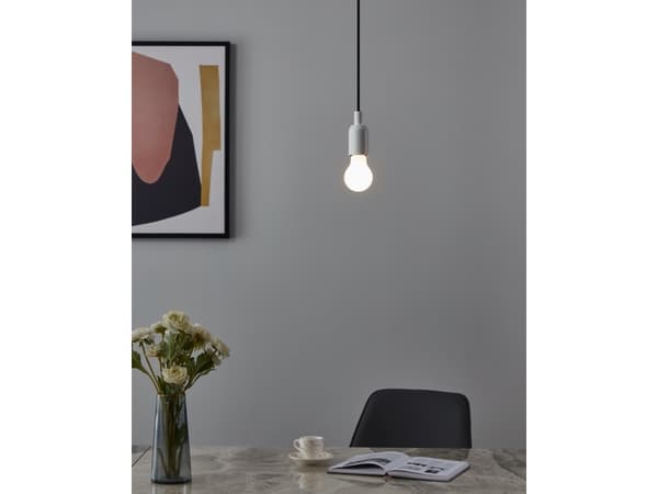 Eglo - LED-glödlampa - form: A60 - E27 - 7.5 W (motsvarande 60 W) - klass F - varmt vitt ljus - 2700 K - mjölkvit