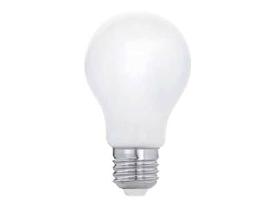 Eglo - LED-glödlampa - form: A60 - E27 - 7.5 W (motsvarande 60 W) - klass F - varmt vitt ljus - 2700 K - mjölkvit