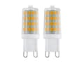 Miniatyrbilde 2 av 3: Eglo - LED-lyspære - form: kapsel - G9 - 3 W (ekvivalent 30 W) - klasse F - varmt hvitt lys - 3000 K (en pakke 2)