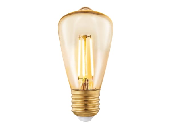 Eglo - LED-glödlampa med filament - form: ST48 - E27 - 3.5 W (motsvarande 26 W) - klass G - varmt vitt ljus - 2200 K