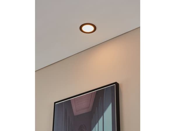 EGLO FUEVA-Z, Innsunket spotlight, Ikke-utskiftbare pærer, 1 ampuller, LED, 5,4 W, 6500 K