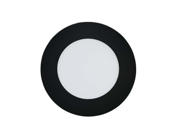 EGLO FUEVA-Z, Innsunket spotlight, Ikke-utskiftbare pærer, 1 ampuller, LED, 5,4 W, 6500 K Sort, Hvit