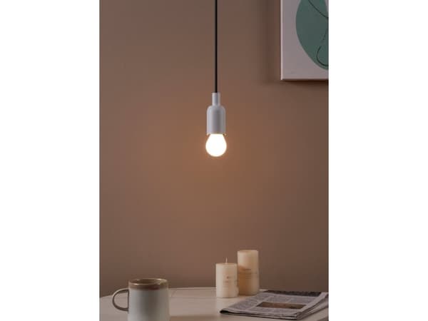 Eglo - LED - form: G45 - E27 - 4 W - klass E - varmt vitt ljus - opal