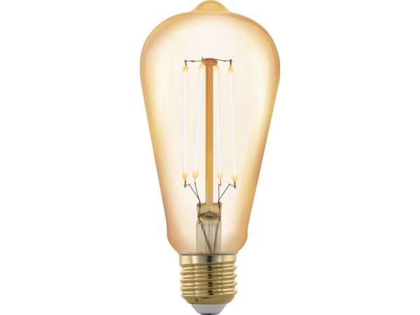 EGLO E27 ST64 droppformad glödlampa med varmvitt ljus - 2200 K