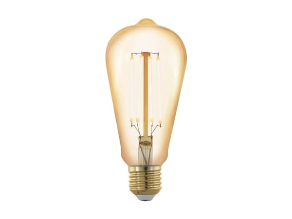 EGLO E27 ST64 droppformad glödlampa med varmvitt ljus - 2200 K