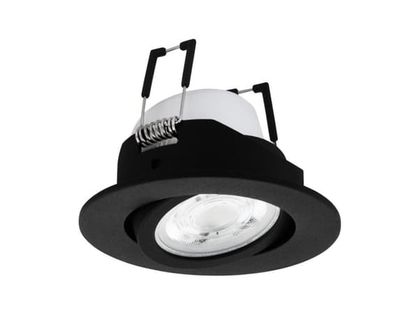 EGLO Saliceto-Z, Innsunket spotlight, LED, 6500 K, 400 lm, 220-240 V, Sort, Hvit