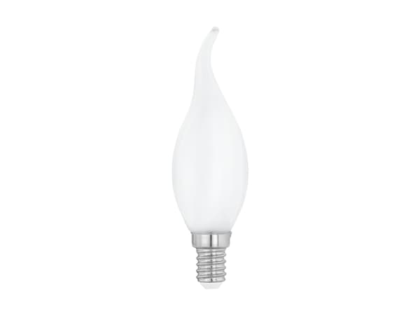 Eglo - LED-glödlampa med filament - form: CF35 - E14 - 4 W (motsvarande 40 W) - klass E - varmt vitt ljus - 2700 K - vit