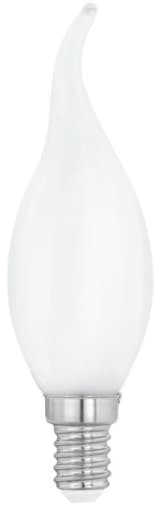 Eglo - LED-glödlampa med filament - form: CF35 - E14 - 4 W (motsvarande 40 W) - klass E - varmt vitt ljus - 2700 K - vit
