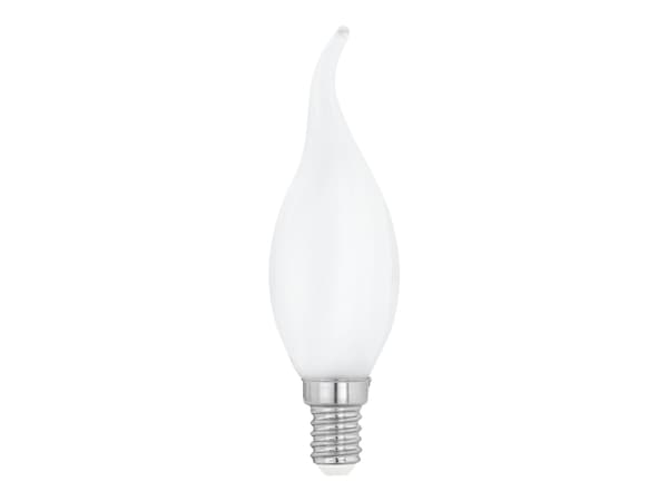 Eglo - LED-glödlampa med filament - form: CF35 - E14 - 4 W (motsvarande 40 W) - klass E - varmt vitt ljus - 2700 K - vit