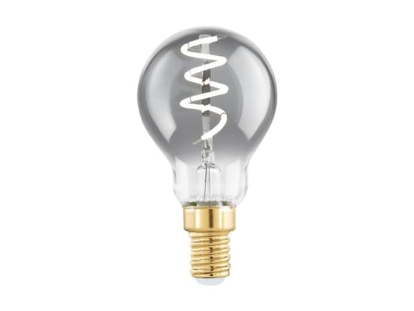 Eglo - LED-glödlampa med filament - form: P45 - E14 - 4 W (motsvarande 11 W) - varmt vitt ljus - 2000 K