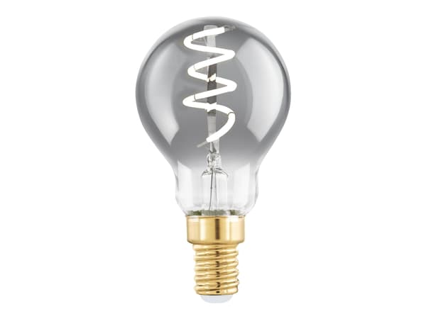 Eglo - LED-glödlampa med filament - form: P45 - E14 - 4 W (motsvarande 11 W) - varmt vitt ljus - 2000 K