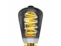 Miniatyrbild 4 av 5: Eglo - LED-glödlampa med filament - form: ST48 - E27 - 4 W (motsvarande 11 W) - varmt vitt ljus - 3000 K - rök