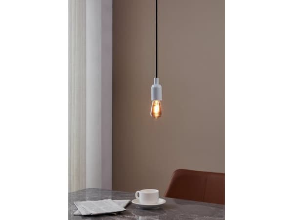 Eglo - LED-glödlampa med filament - form: ST48 - E27 - 4 W (motsvarande 11 W) - varmt vitt ljus - 3000 K - rök