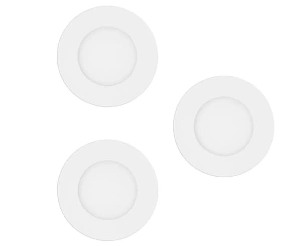EGLO FUEVA-Z INDBYG. SÆT 3X360LM Ø86 2700-6500K HVID