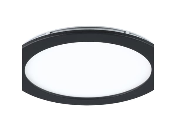 EGLO Fueva-Z, Nedtryckbar spotlight, Glödlampan/-lamporna kan inte bytas ut, LED, 6500 K, 1520 LM, Svart, Vit