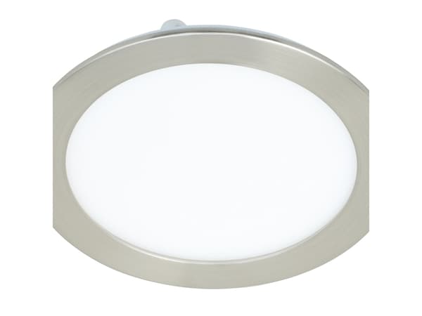 EGLO Fueva-Z, Smarttaklampe, ZigBee, Nickel, Hvit, LED, Plast, Stål, 2700 K