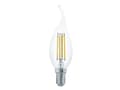 Miniatyrbilde 4 av 5: Eglo - LED-filamentlyspære - form: CF35 - E14 - 4 W (ekvivalent 32 W) - klasse F - varmt hvitt lys - 2700 K