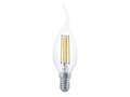 Miniatyrbilde 1 av 5: Eglo - LED-filamentlyspære - form: CF35 - E14 - 4 W (ekvivalent 32 W) - klasse F - varmt hvitt lys - 2700 K
