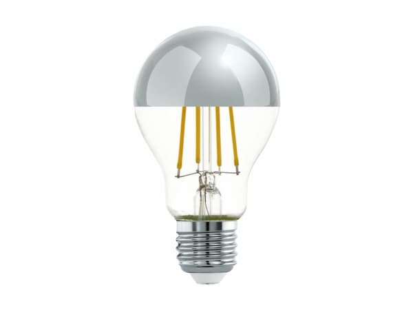 Eglo - LED-filamentlyspære - form: A60 - E27 - 7.3 W (ekvivalent 60 W) - klasse E - varmt hvitt lys - 2700 K - blank