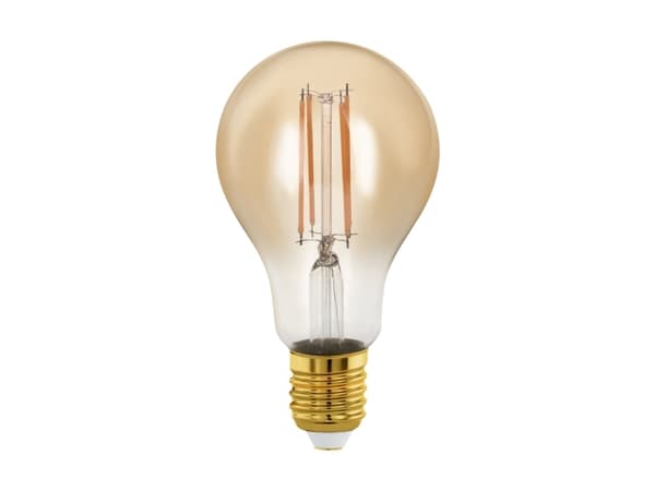 Eglo - Filaments-LED - form: A75 - E27 - 4 W - varmt vitt ljus - bärnsten