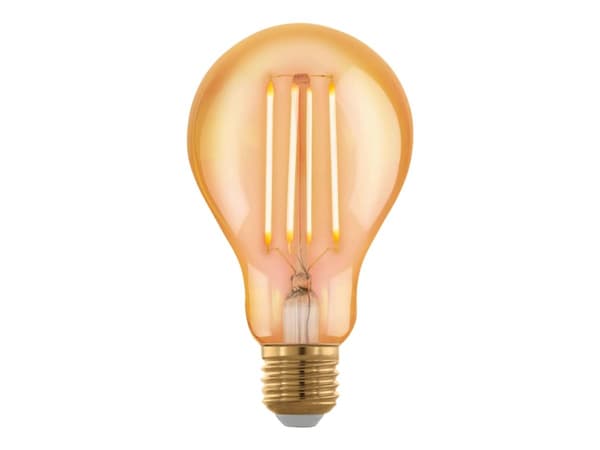 Eglo - Filaments-LED - form: A75 - E27 - 4 W - varmt vitt ljus - bärnsten