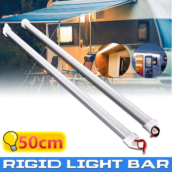 10X 50cm 9W 36LED Vattentät Stel list Skåp Light Bar Poolskydd 12V H