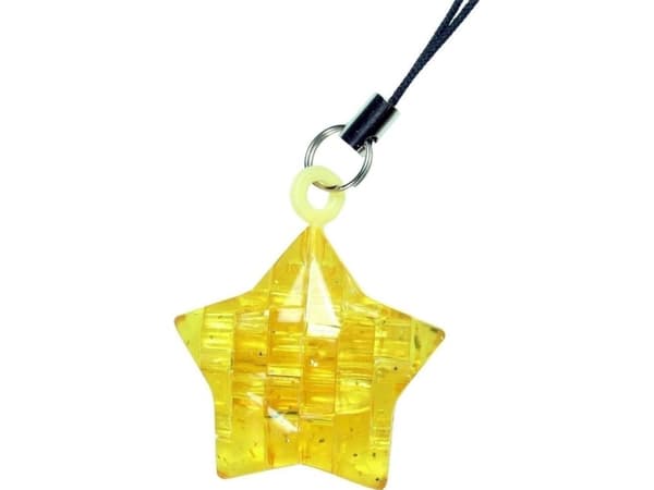 Bard Game Center Crystal Puzzle Mini nøkkelring - Stjerne