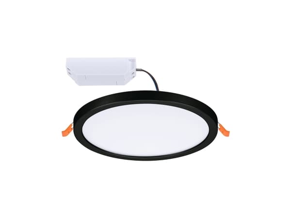 Paulmann 79965, Rund, Tak, Overflatemontert, Sort, Plast, IP44
