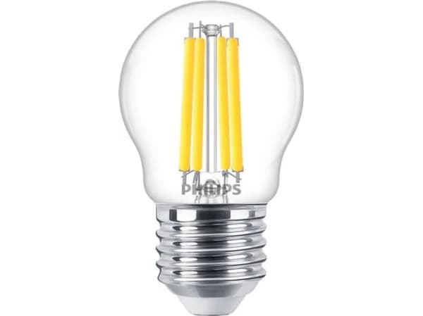 Philips MASTER Value LED Crown Dimbar 3,4 W (40 W) E27 P45 927 Klarglas