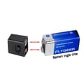 Miniatyrbild 1 av 4: LED ficklampa 9 volt brandvarnare batteri