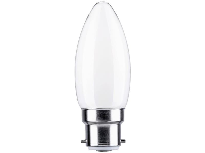 Paulmann 28899 LED (RGB)-lamp Energiklasse F (A - G) B22d Lysform 4.7 W Varmhvid (Ø x H) 35 mm x 91 mm 1 stk