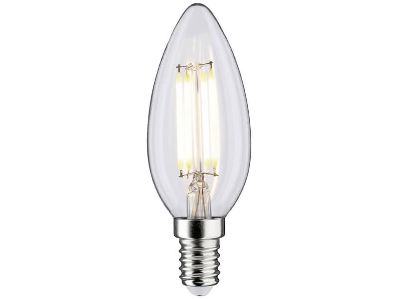 Paulmann 28915 LED (RGB)-lamp Energiklasse F (A - G) E14 Lysform 4.8 W Neutralhvid (Ø x H) 35 mm x 98 mm 1 stk