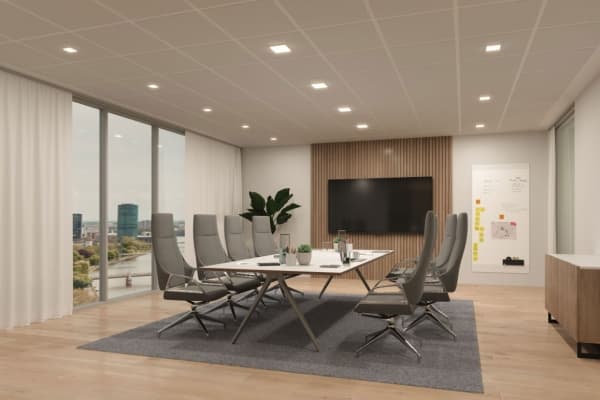 Paulmann Veluna VariFit Edge, LED, 3000 K, 700 lm, IP44, Hvit