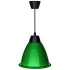 30W LED Taklampa, Grön, rund metallskärm