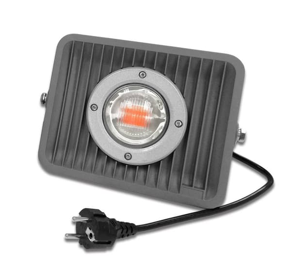 30W LED-Växtlampa för växthus, Bred belysningsvinkel på 120°, Full-Spectrum, IP65, Lättmonterad & justerbar fot
