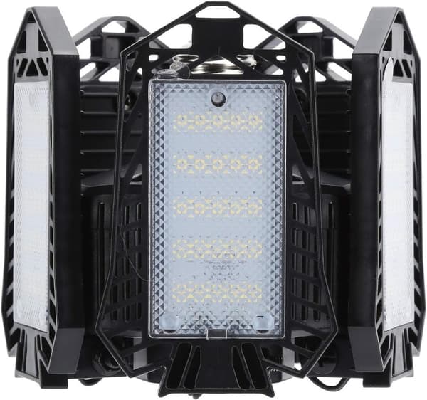 Justerbar LED Garagelampa / Verkstadslampa, E27, 120W, 14000 LM
